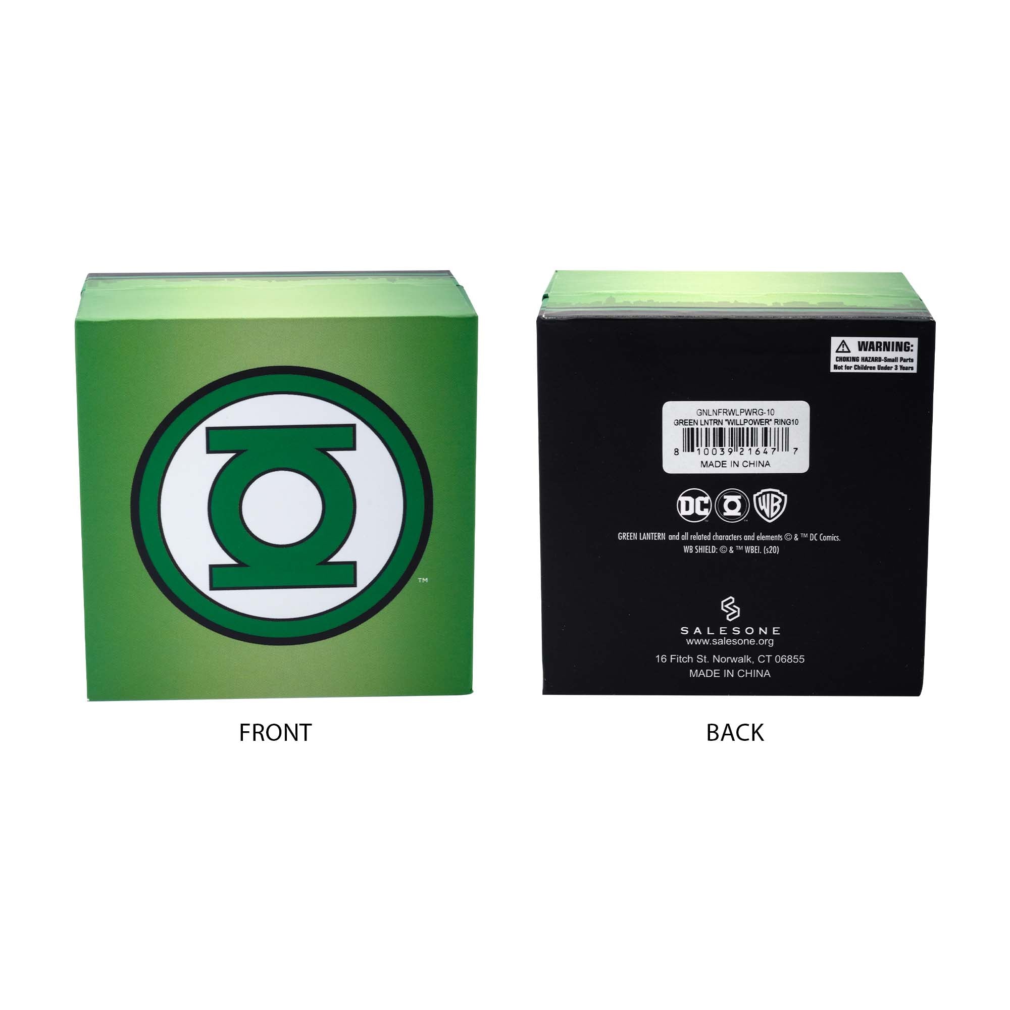 DC Comics Green Lantern "Will Power" Symbol Stainless Steel Ring [COMING SOON] - Jewelry Brands Shop