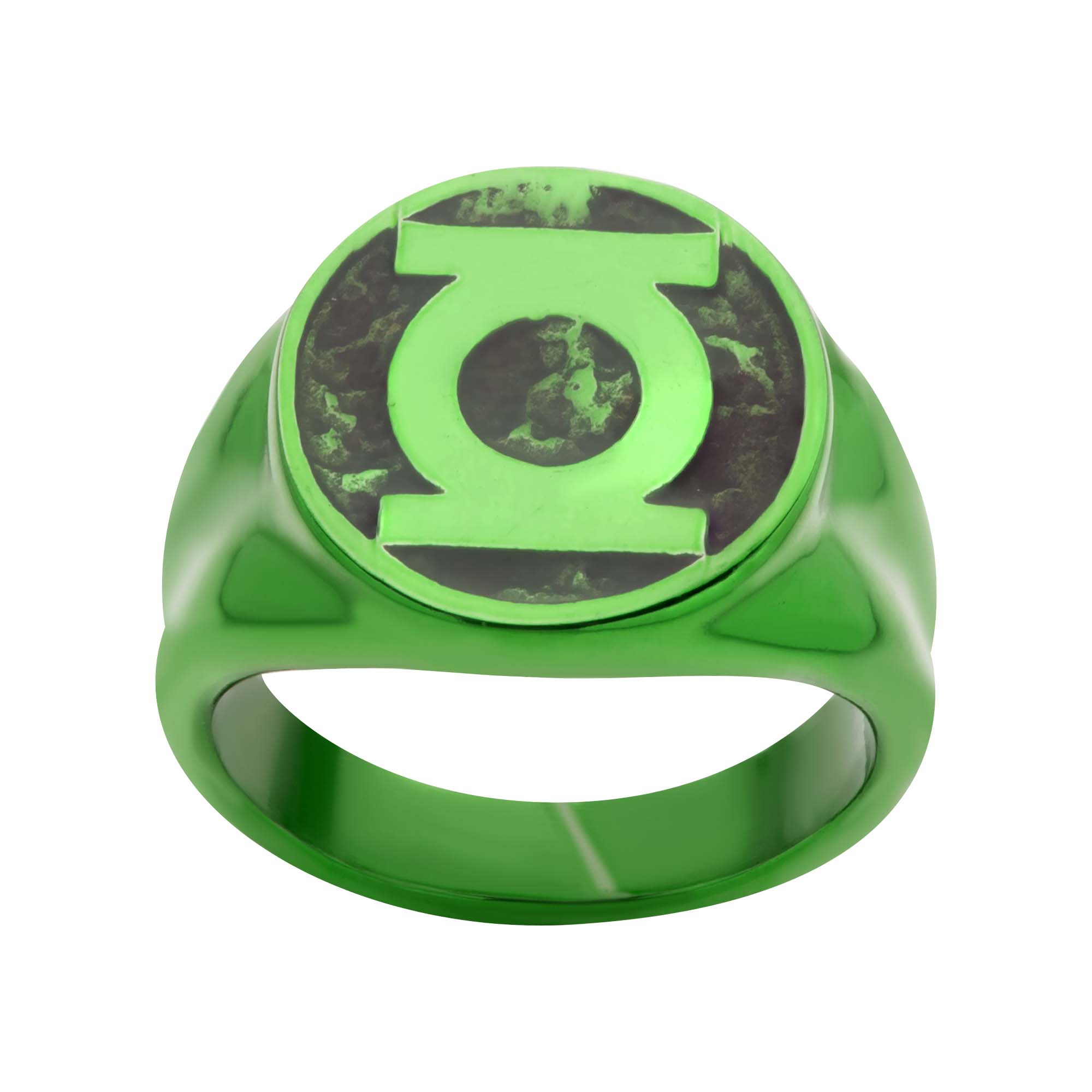 DC Comics Green Lantern "Will Power" Symbol Stainless Steel Ring [COMING SOON] - Jewelry Brands Shop