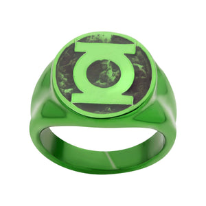 DC Comics Green Lantern "Will Power" Symbol Stainless Steel Ring [COMING SOON] - Jewelry Brands Shop