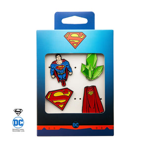 DC Comics Superman Enamel Pin Set - Jewelry Brands Shop