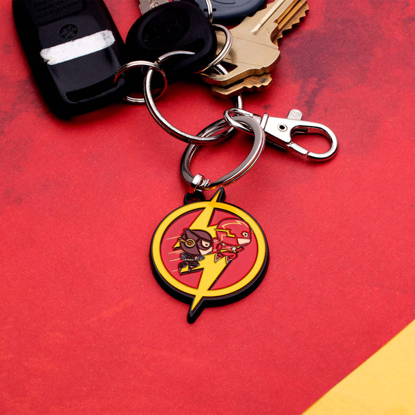 DC Comics The 2 Flashes Chibi Keychain