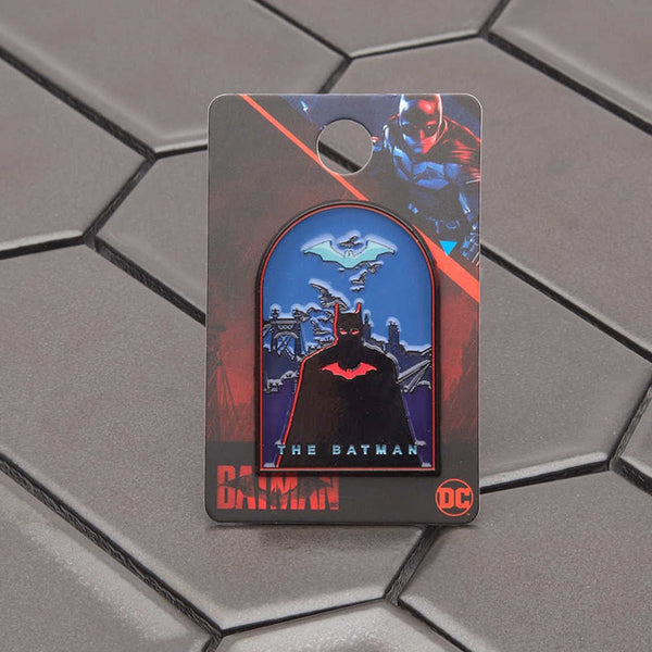 DC Comics The Batman Silhouette Glow-in-the-Dark Enamel Pin