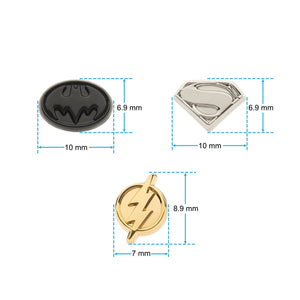 DC Comics The Flash 3pairs Logo Earring Set - Jewelry Brands Shop