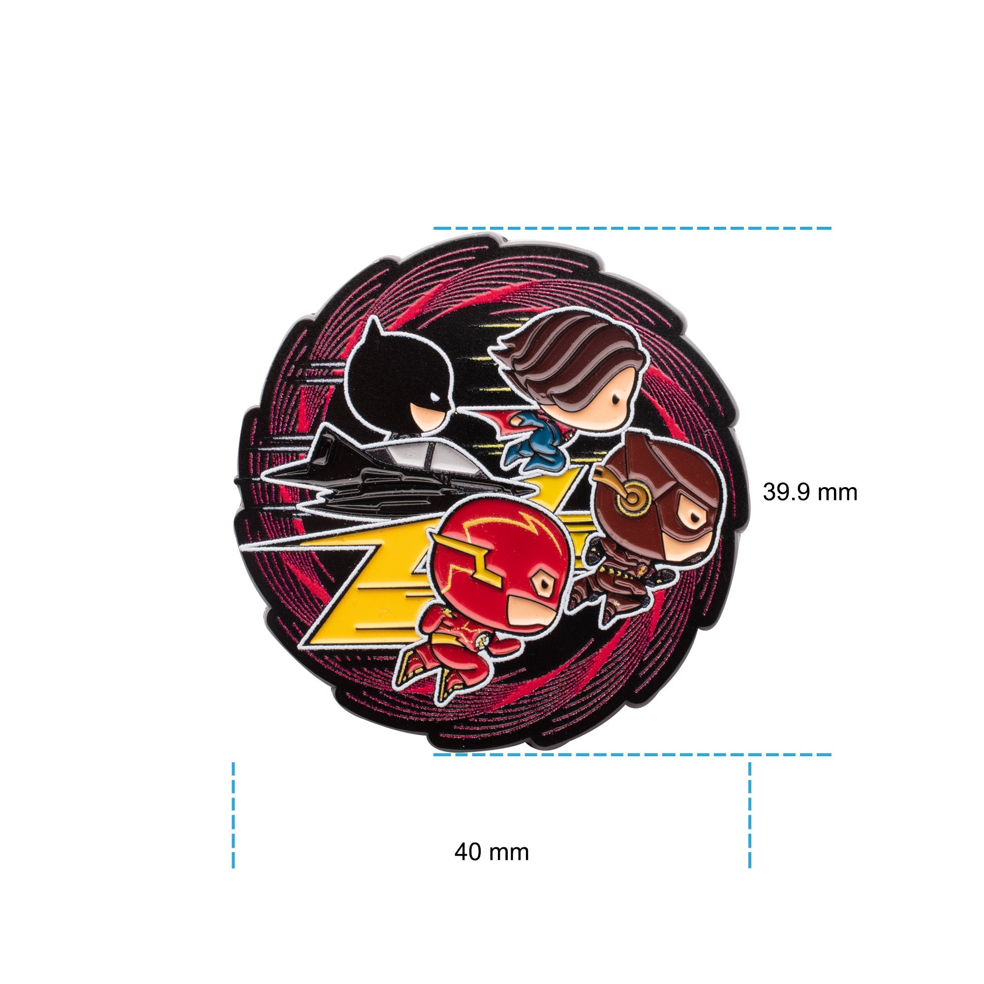 DC Comics The Flash and and Friends Pin - Jewelry Brands Shop