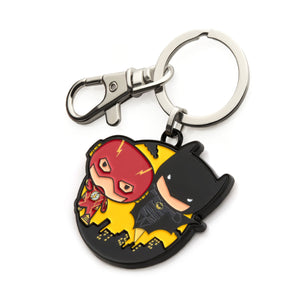 DC Comics The Flash and Batman Chibi Keychain - Jewelry Brands Shop