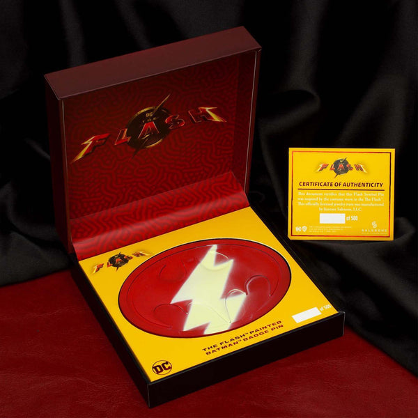 DC Comics The Flash Batman Logo Pin