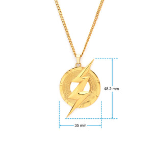 DC Comics The Flash Logo Men's Necklace - Jewelry Brands Shop