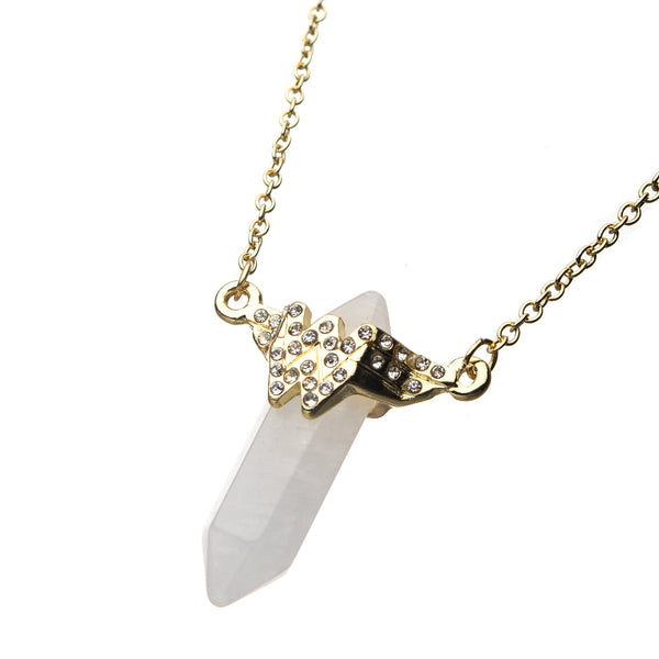 DC Comics Wonder Woman Logo with Crystals Pendant Necklace