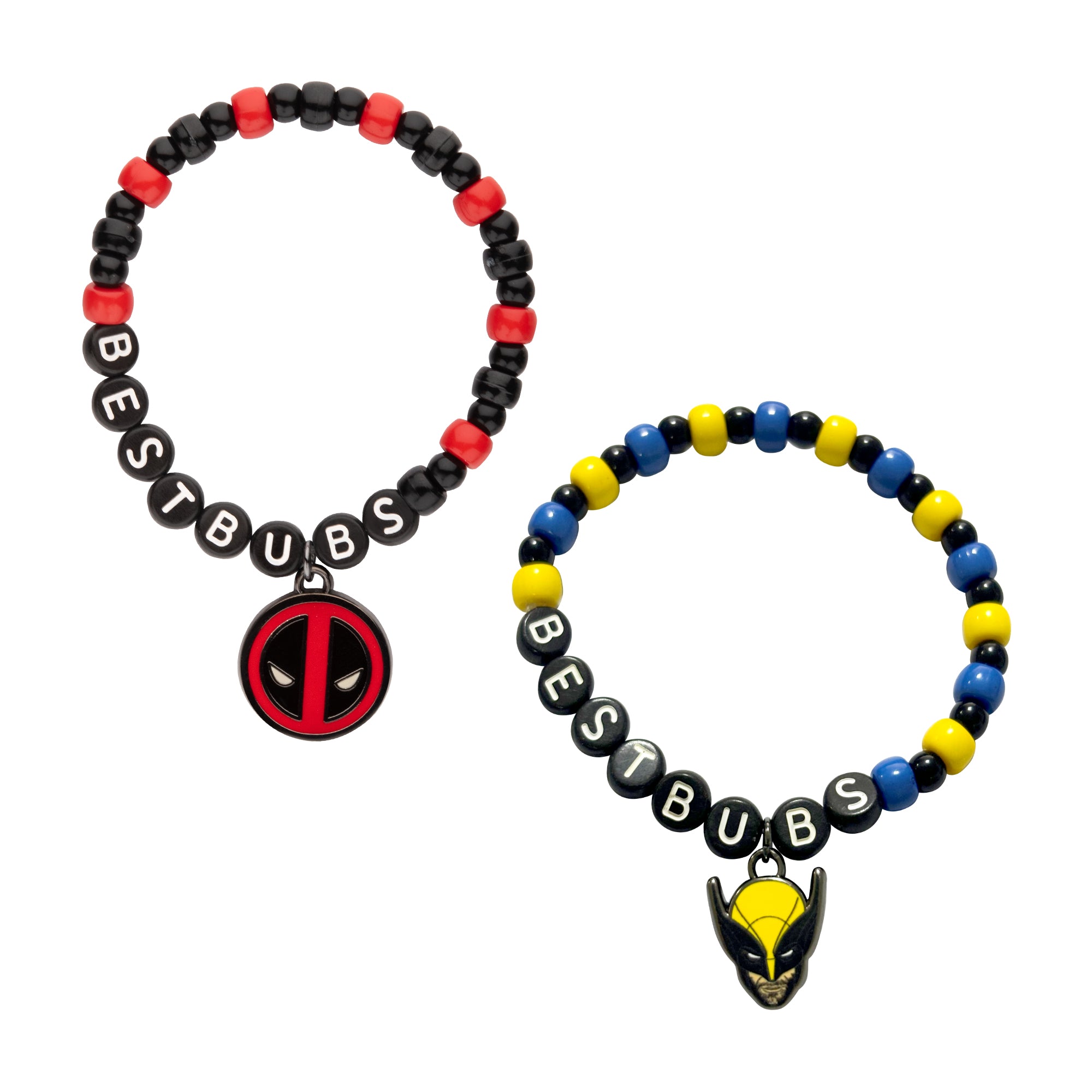 Marvel Deadpool & Wolverine Best Friends Bracelet Set