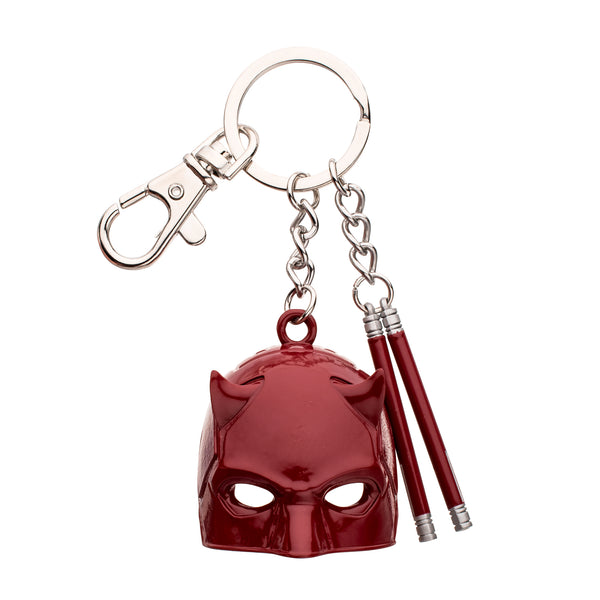 Daredevil Mask Red 3D Keychain