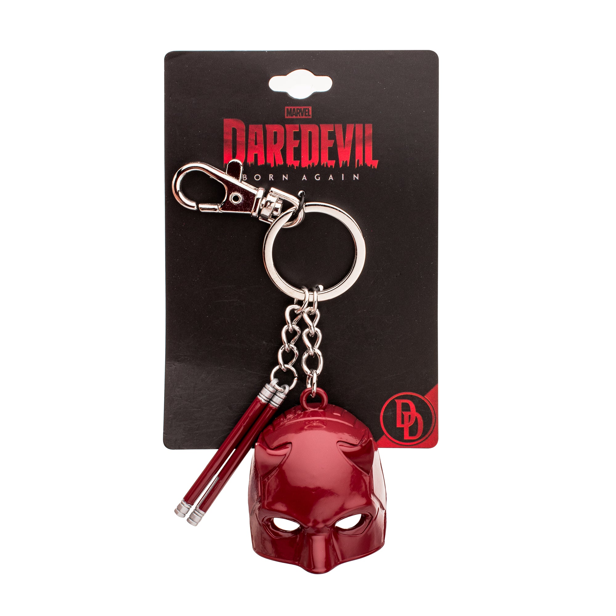 Daredevil Mask Red 3D Keychain