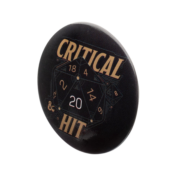 Hasbro Dungeons & Dragons Critical Hit Button Pin