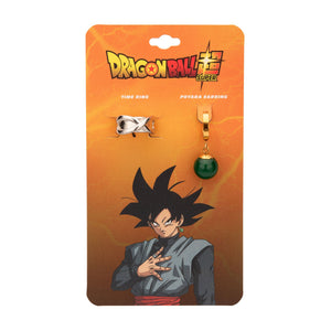 Dragon Ball Super Potara Earring and Time Ring Set
