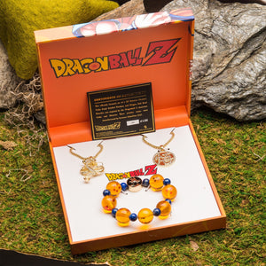 Dragon Ball Z 2 Necklace and 1 Bracelet Set - Jewelry Brands Shop