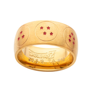 Dragon Ball Z 4 Star Dragon Ball Ring - Jewelry Brands Shop