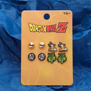 Dragon Ball Z Earrings Set (4pcs) - Jewelry Brands Shop