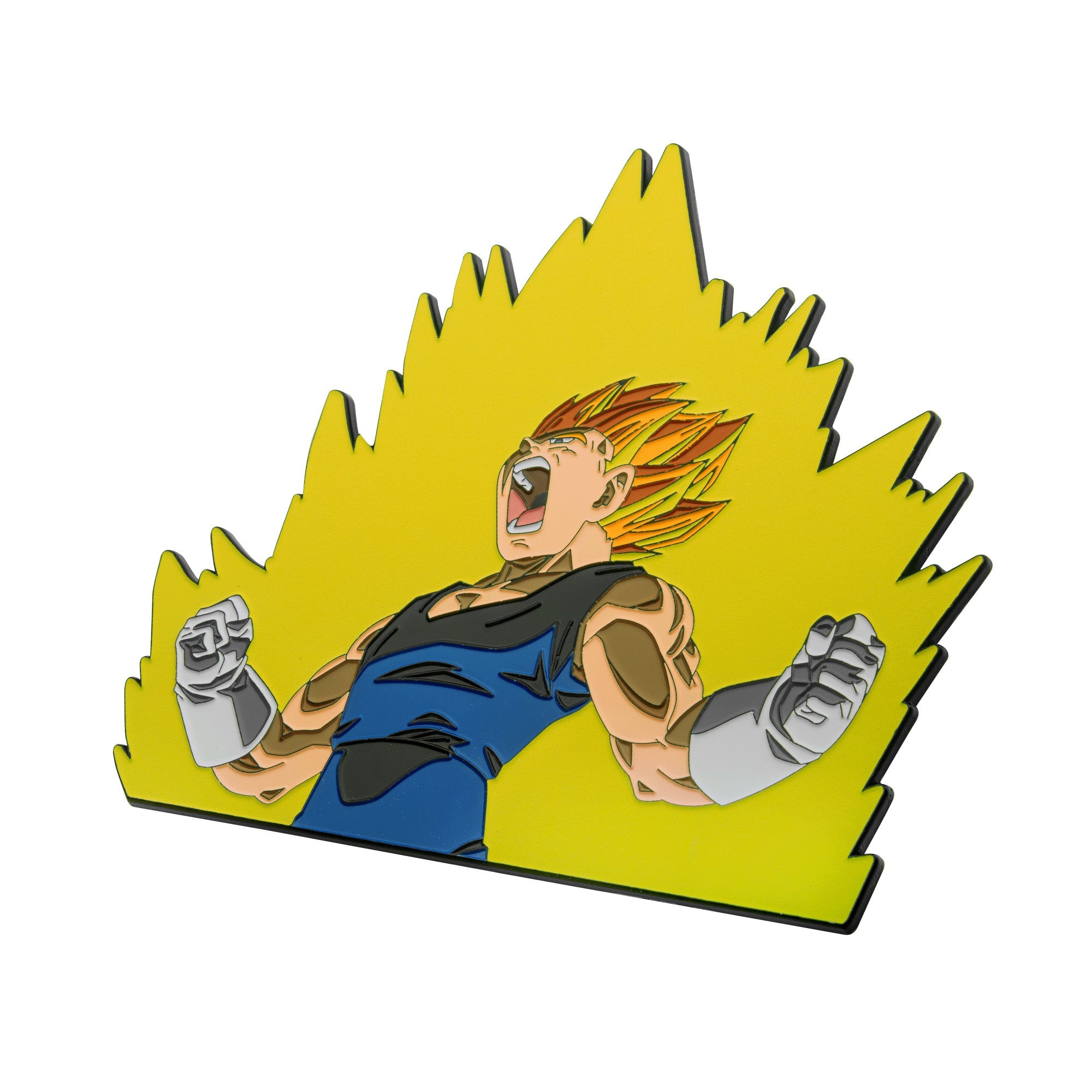 Dragon Ball Z Vegeta 6" Magnetic Glow in the Dark Lapel Pin - Jewelry Brands Shop