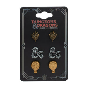 Dungeons and Dragons: 3D Stud Earrings Set (3 pairs) - Jewelry Brands Shop