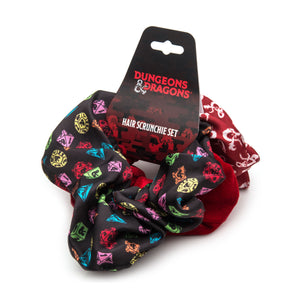 Dungeons & Dragons Hair Scrunchies Accessories Set (3pcs) - Jewelry Brands Shop