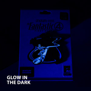 Galactus &amp; Silver Surfer with Glow Enamel Pin