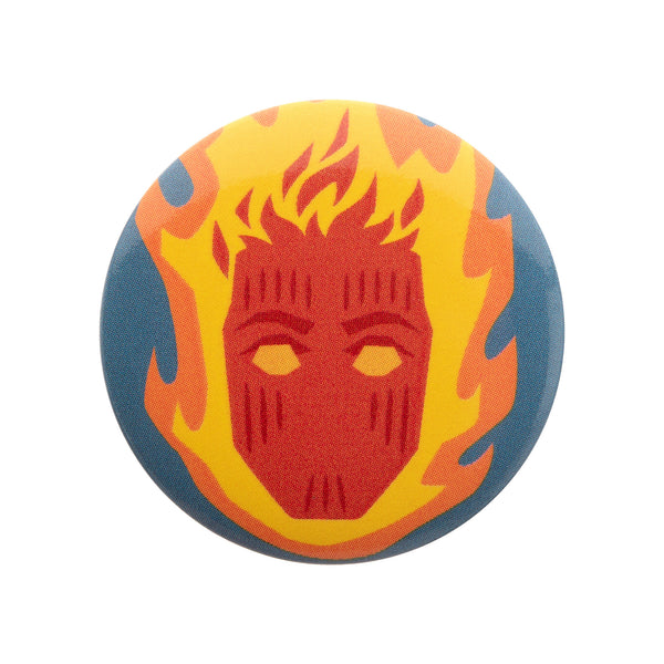 Marvel The Fantastic Four: First Steps Movie Human Torch Button Pin