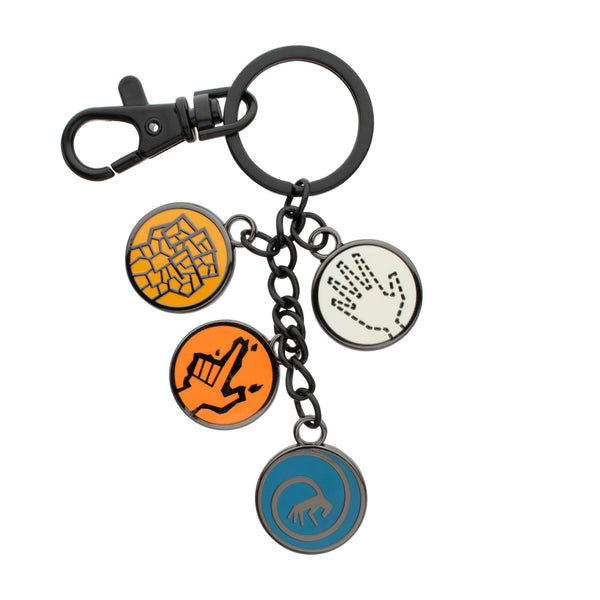 Marvel The Fantastic Four Enamel Icon Keychain – Collectible Superhero Charms