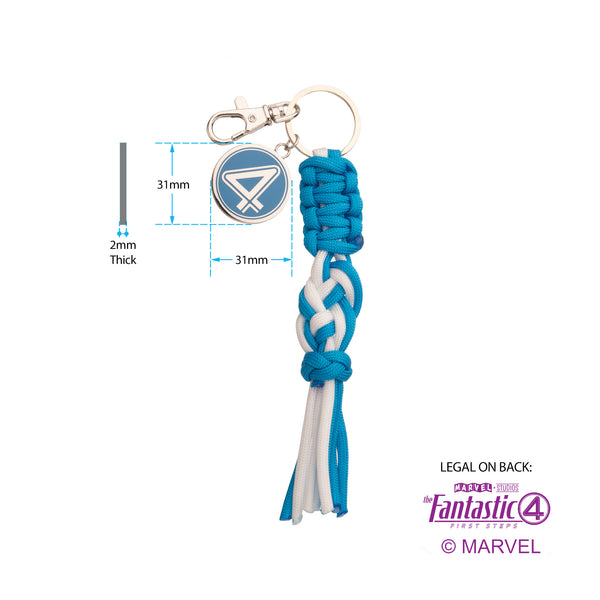 Marvel The Fantastic Four Movie Color Paracord Keychain – Iconic Superhero Charm Collectible