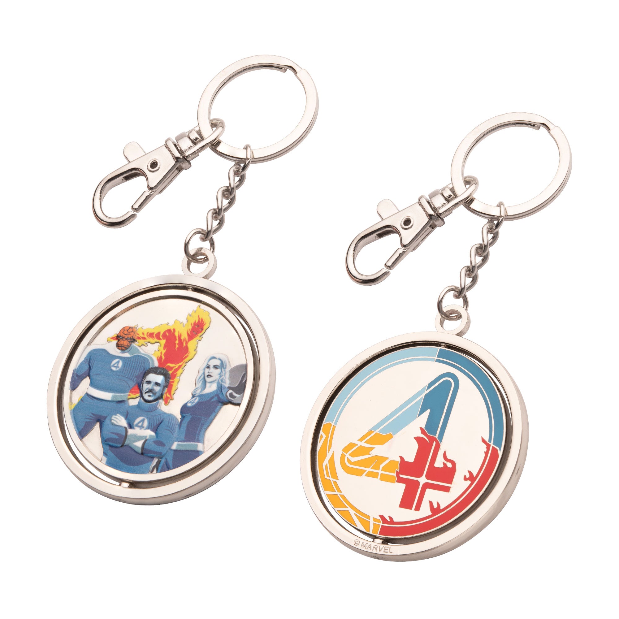 The Fantastic 4 Movie Spinning Keychain
