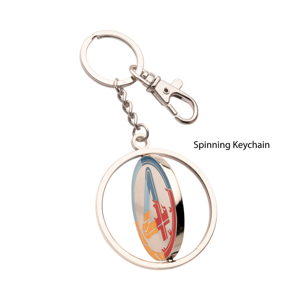 Marvel The Fantastic Four Movie Spinning Keychain – Dynamic Superhero Collectible