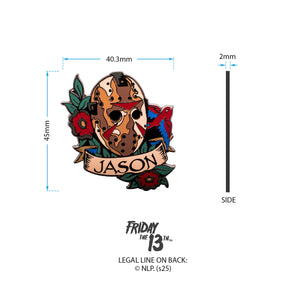 Friday The 13th Jason Mask Pin