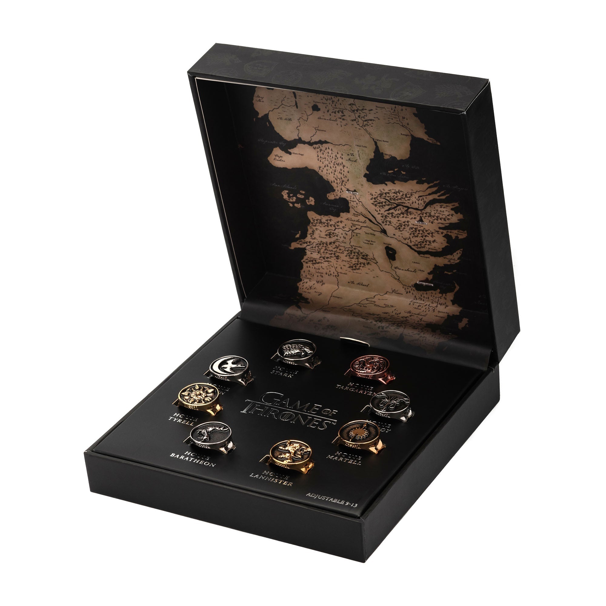 Game of Thrones Adjustable Rings Set [COMING SOON] - Jewelry Brands Shop