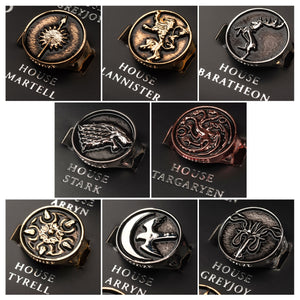 Game of Thrones Adjustable Rings Set [COMING SOON] - Jewelry Brands Shop