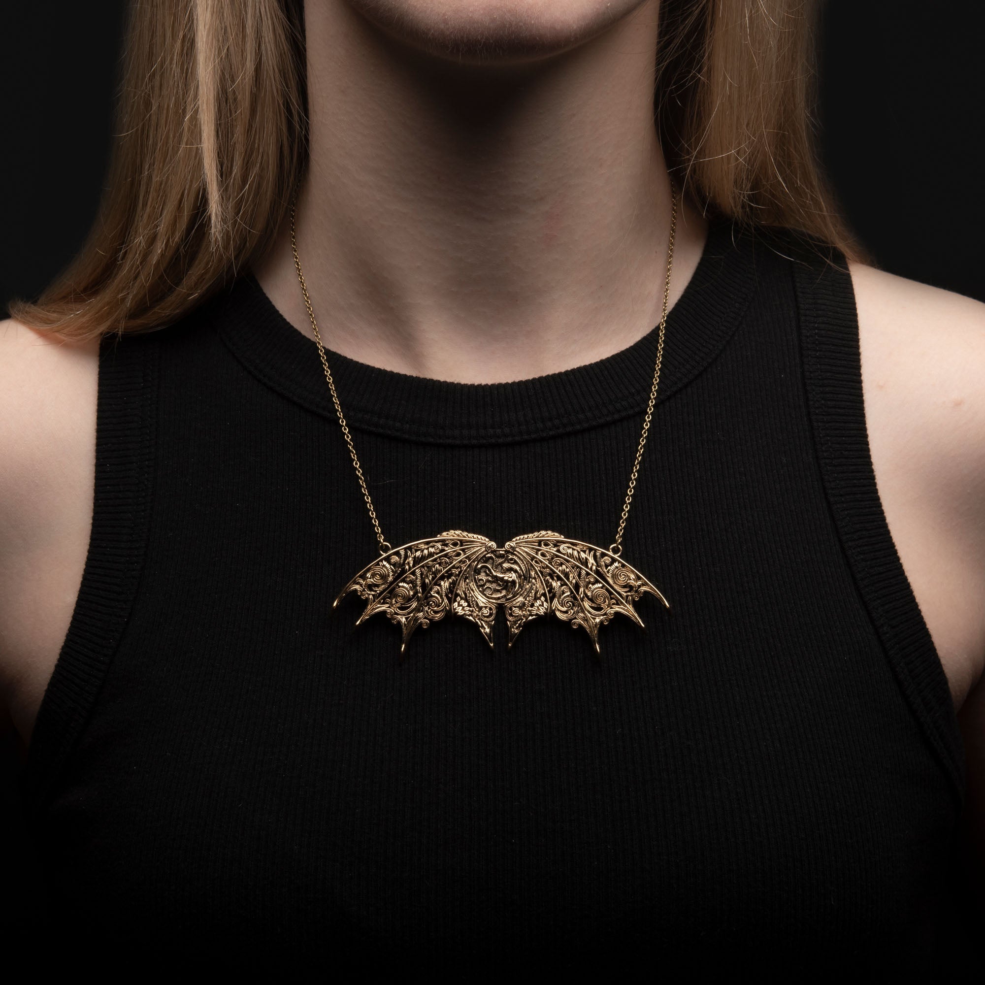 Game Of Thrones House Of Targaryen Dragon Necklace With Cord