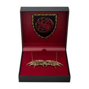 Game Of Thrones: House Of The Dragon Targaryen Plate Double Hung Necklace - Jewelry Brands Shop