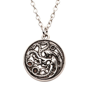 Game Of Thrones: House Of The Dragon Targaryen Sigil Pendant Necklace - Jewelry Brands Shop