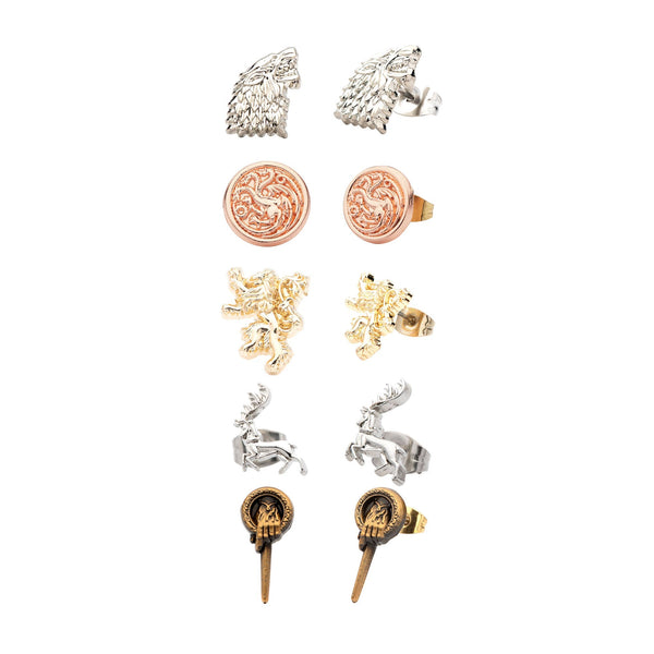 Game of Thrones House Sigil Stud Earring Set