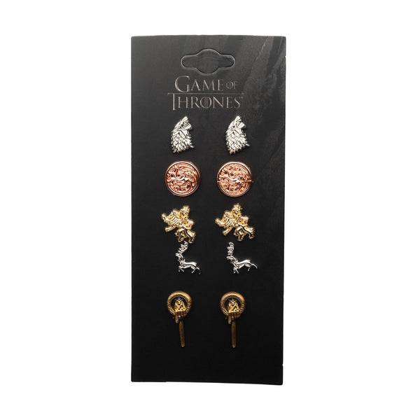 Game of Thrones House Sigil Stud Earring Set