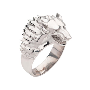 Game of Thrones House Stark Direwolf Ring