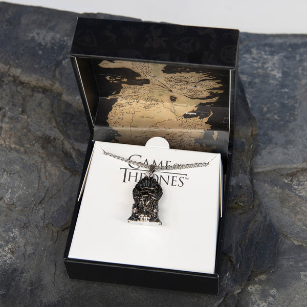 Game of Thrones Iron Throne 3D Pendant Necklace