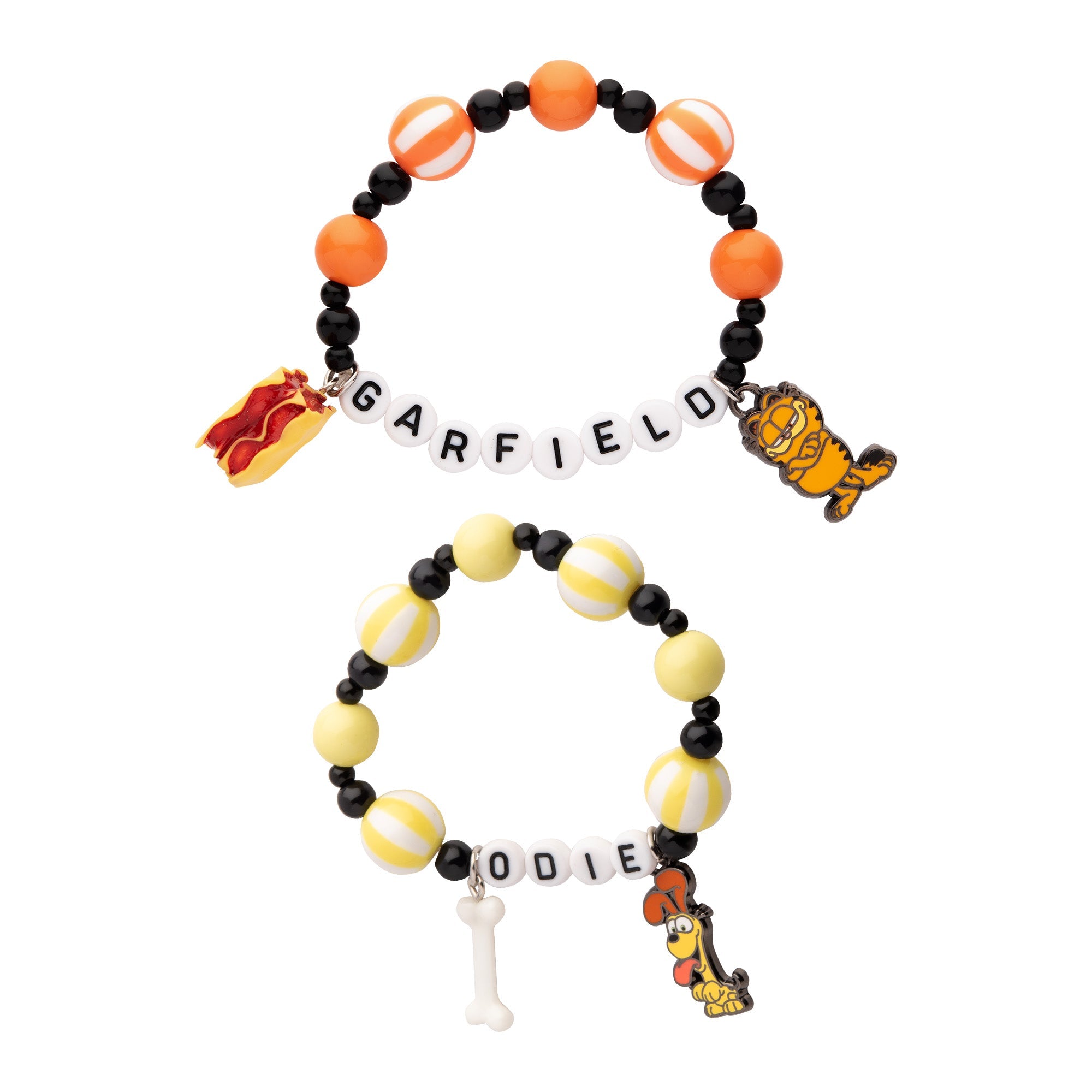 Garfield Odie Best friends Bracelets with 3D Food Charm - Jewelry Brands Shop