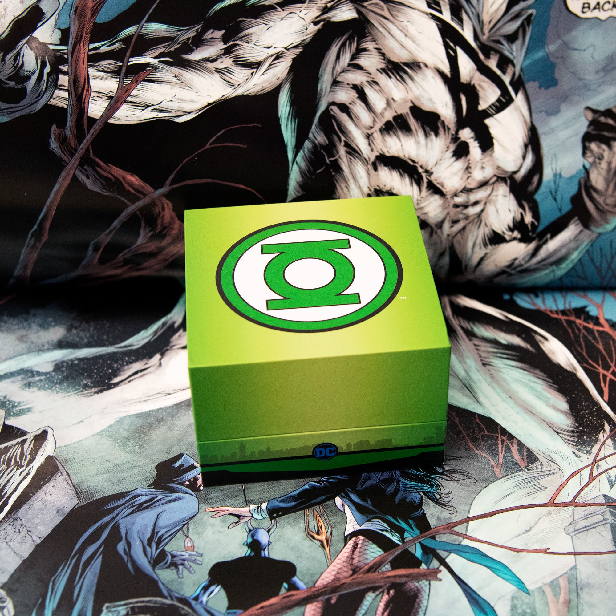 DC Comics Green Lantern "Death" Symbol Stainless Steel Ring