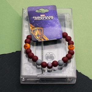 Marvel Guardian of the Galaxy Logo Silicone Beads Bracelet
