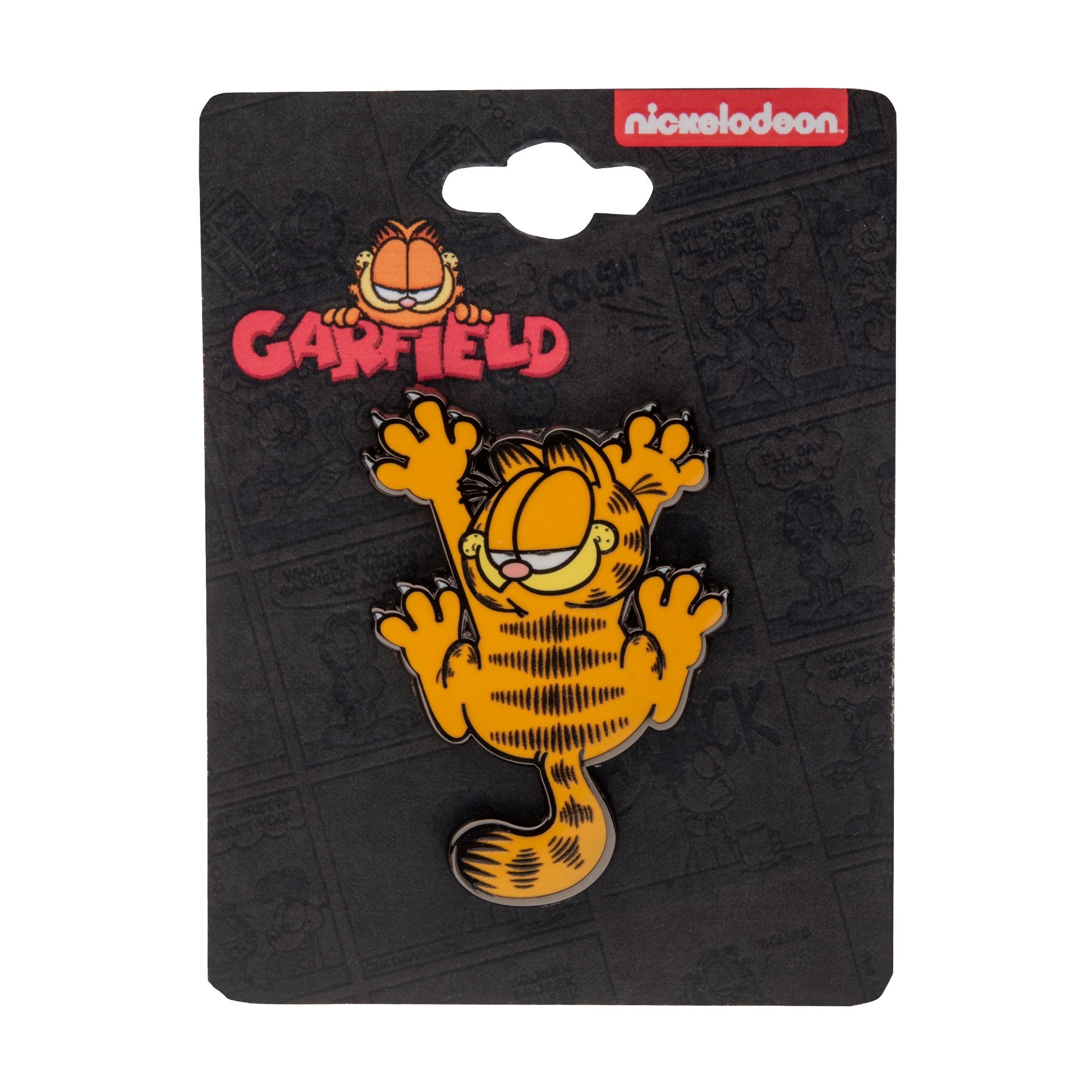 Hanging Garfield Enamel Pin - Jewelry Brands Shop