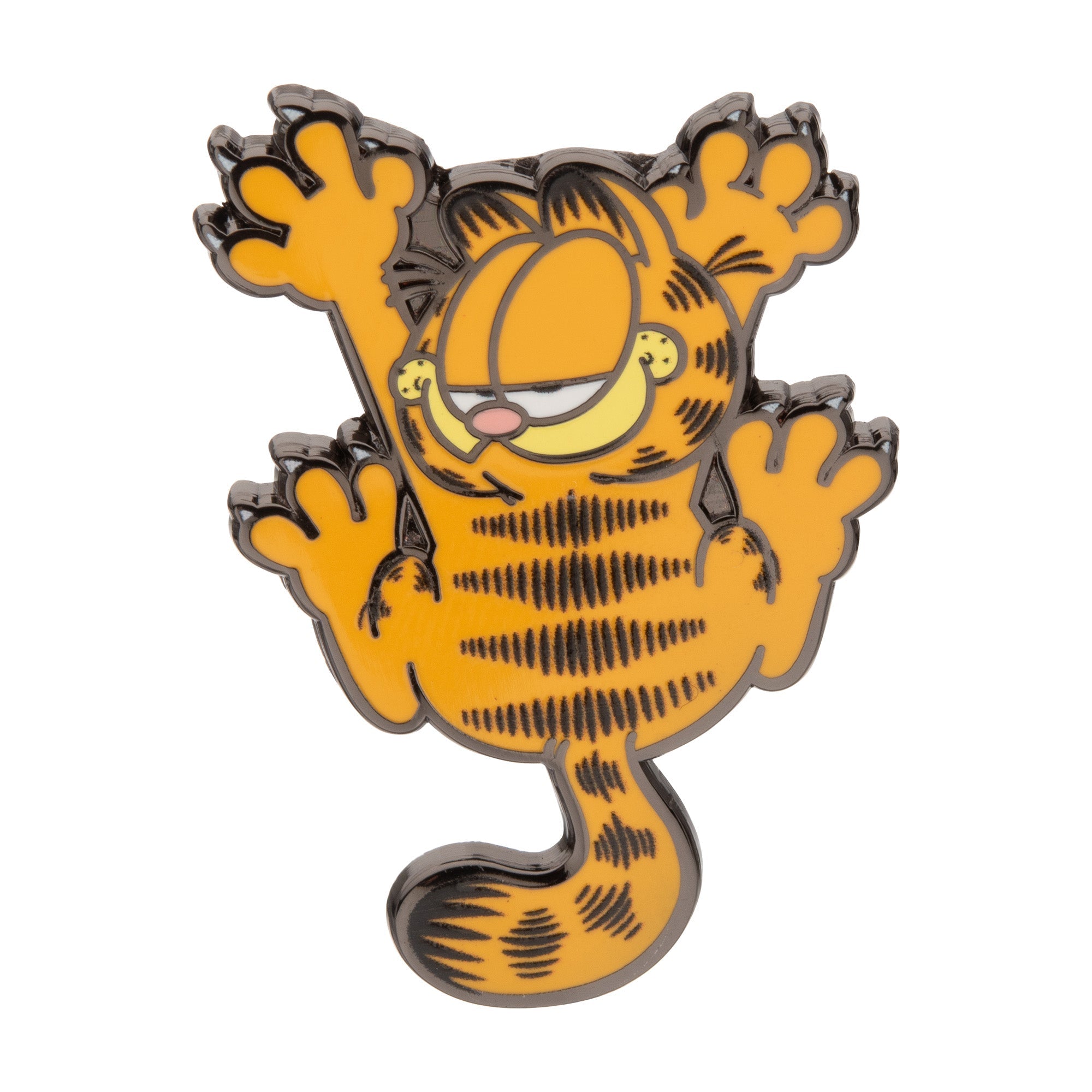 Hanging Garfield Enamel Pin - Jewelry Brands Shop