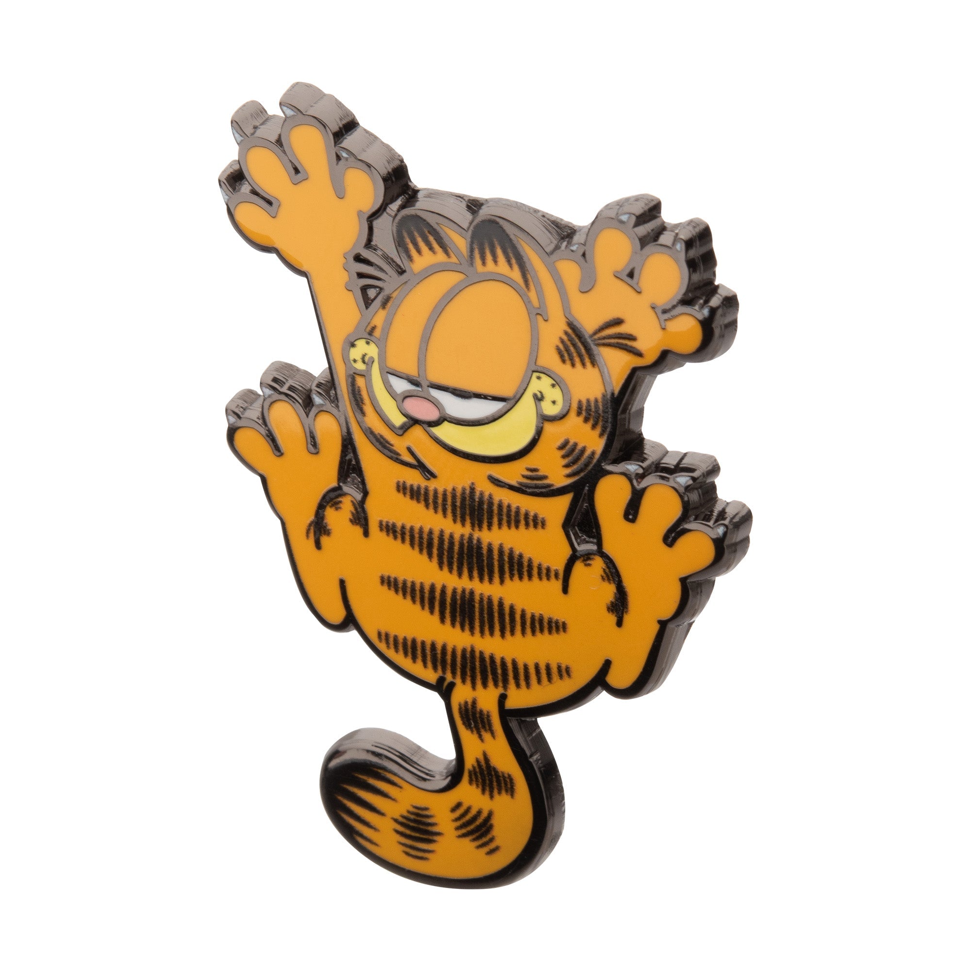 Hanging Garfield Enamel Pin - Jewelry Brands Shop