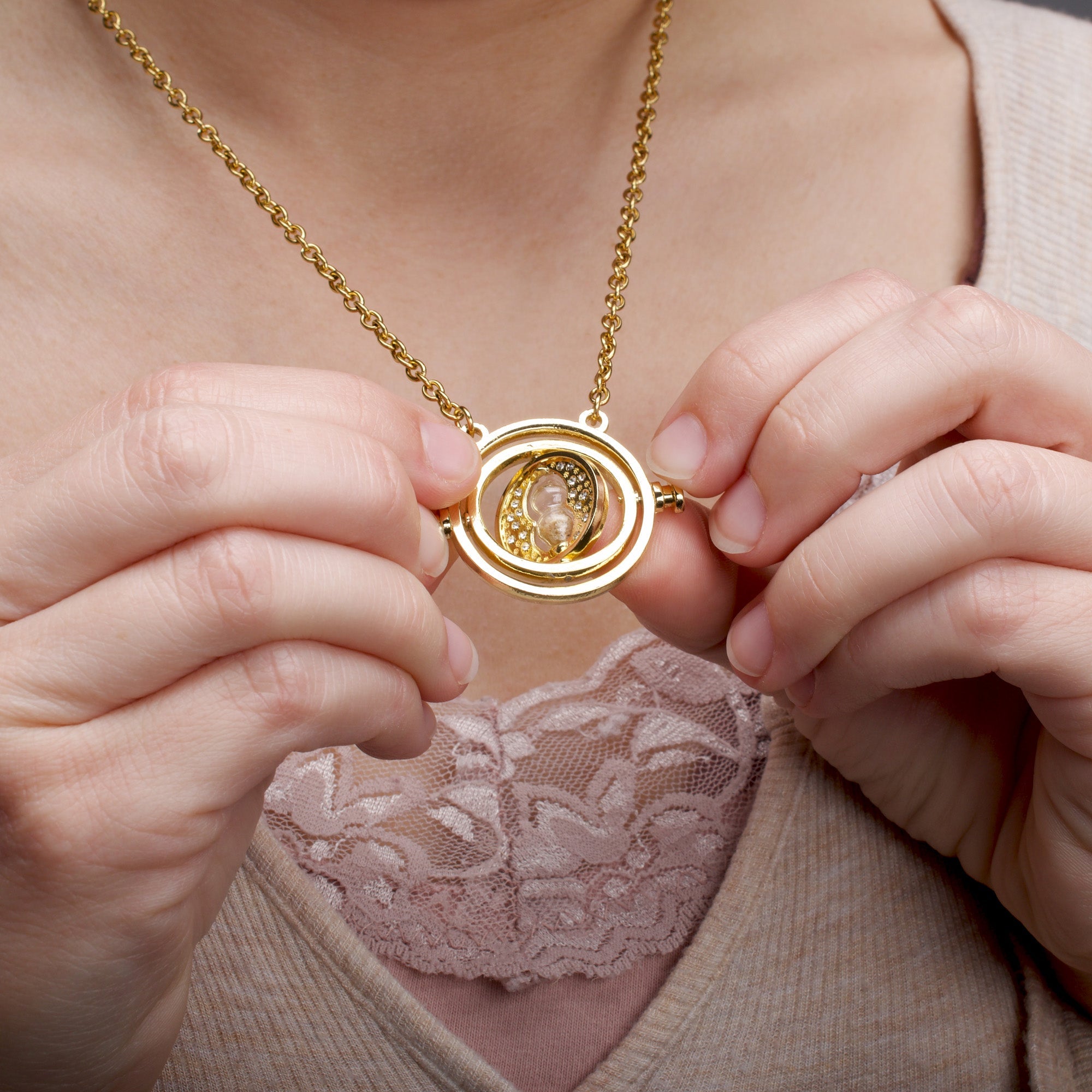 Harry Potter Hermione Granger Time Turner Pendant Necklace