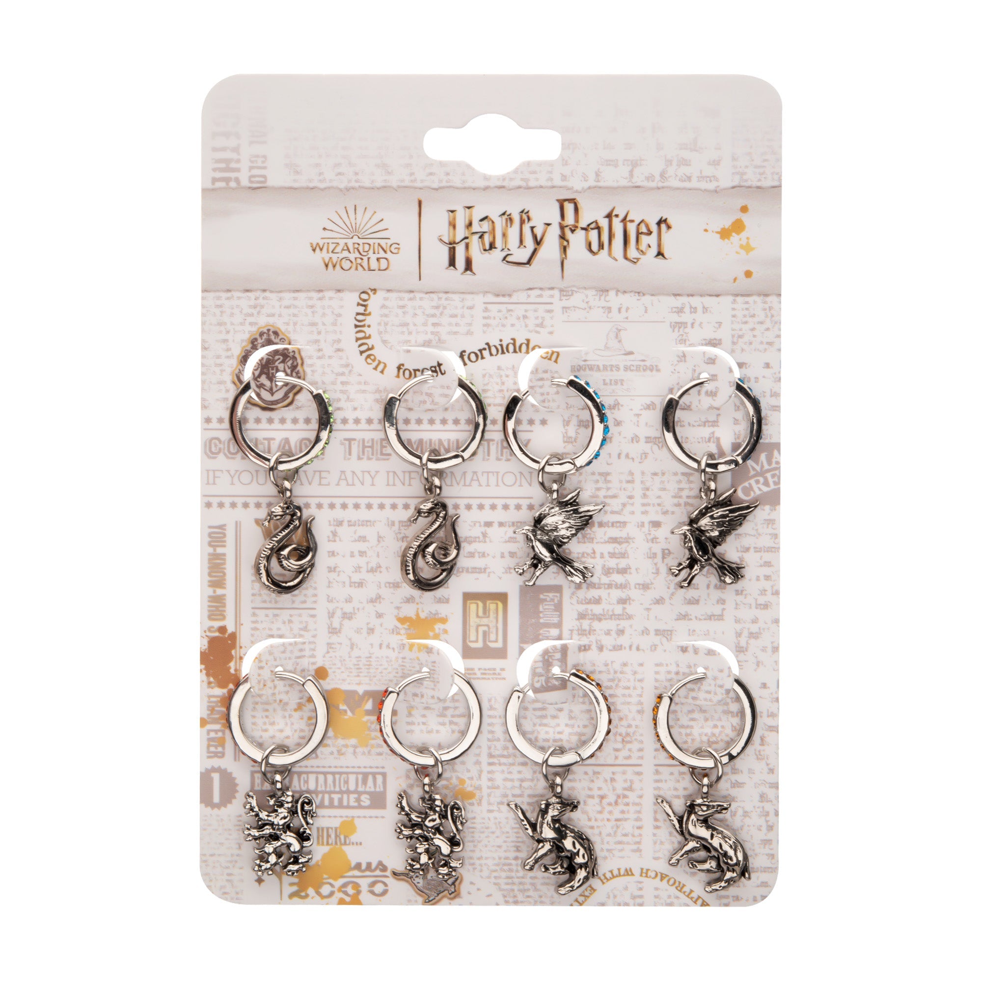 Harry Potter Houses Loop Earring Set - Jewelry Brands Shop