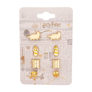 Harry Potter Hufflepuff Stud Earring Set - Jewelry Brands Shop