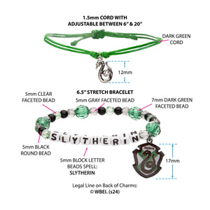 Harry Potter Slytherine Bracelet Set - Jewelry Brands Shop