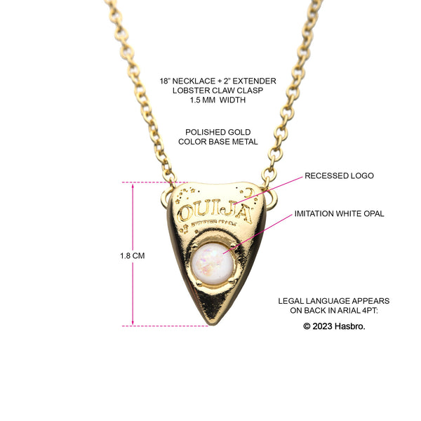 Hasbro Ouija Planchette Dainty Necklace